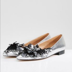 🔥ASOS🔥 Metallic Lily Of The Valley Shoes